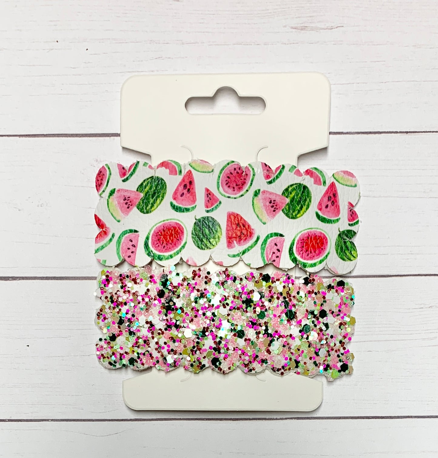 Watermelon 3” Snap Clip Set