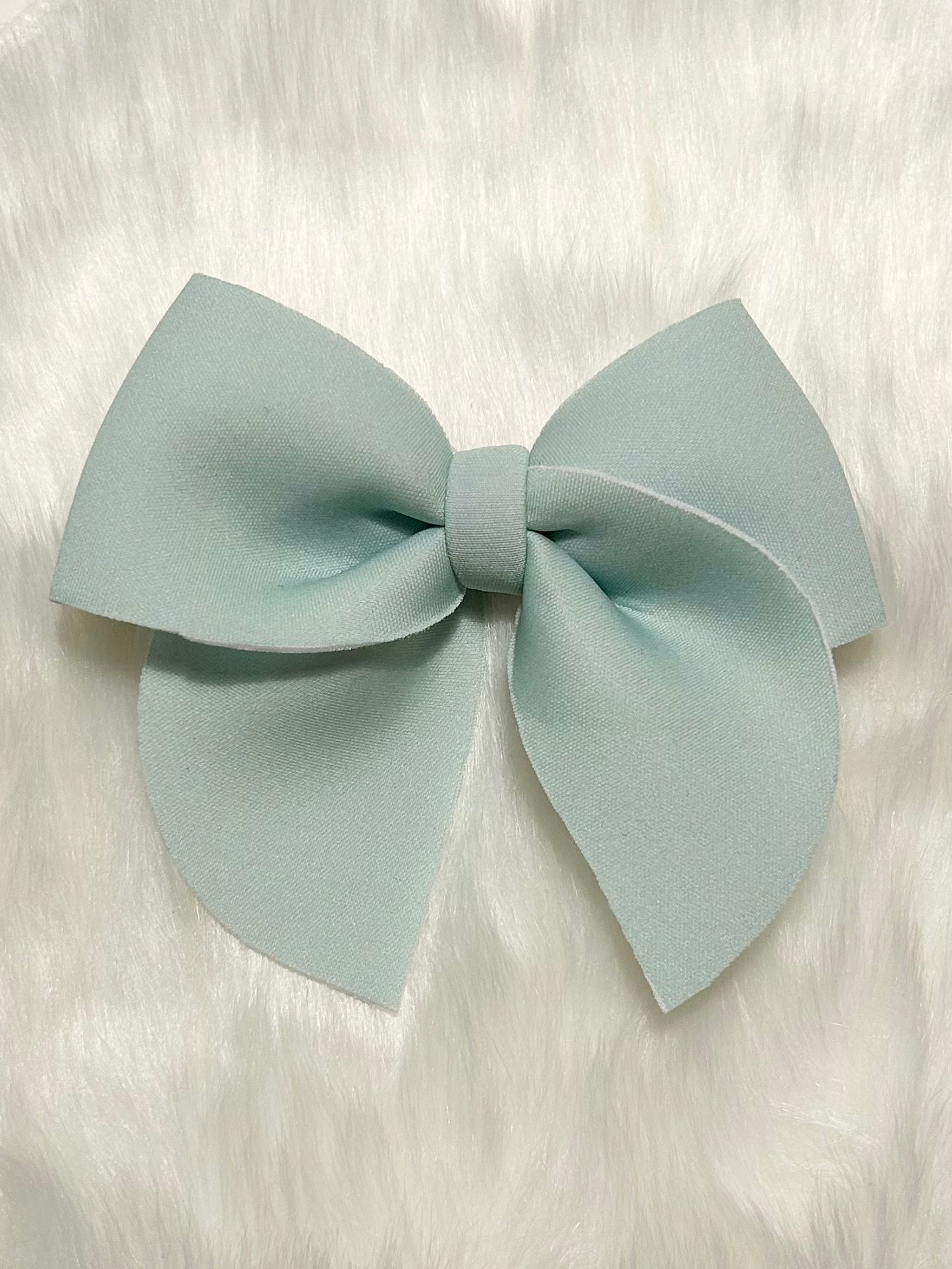 Spring Pastel Large Sailor Hair Bow Clip