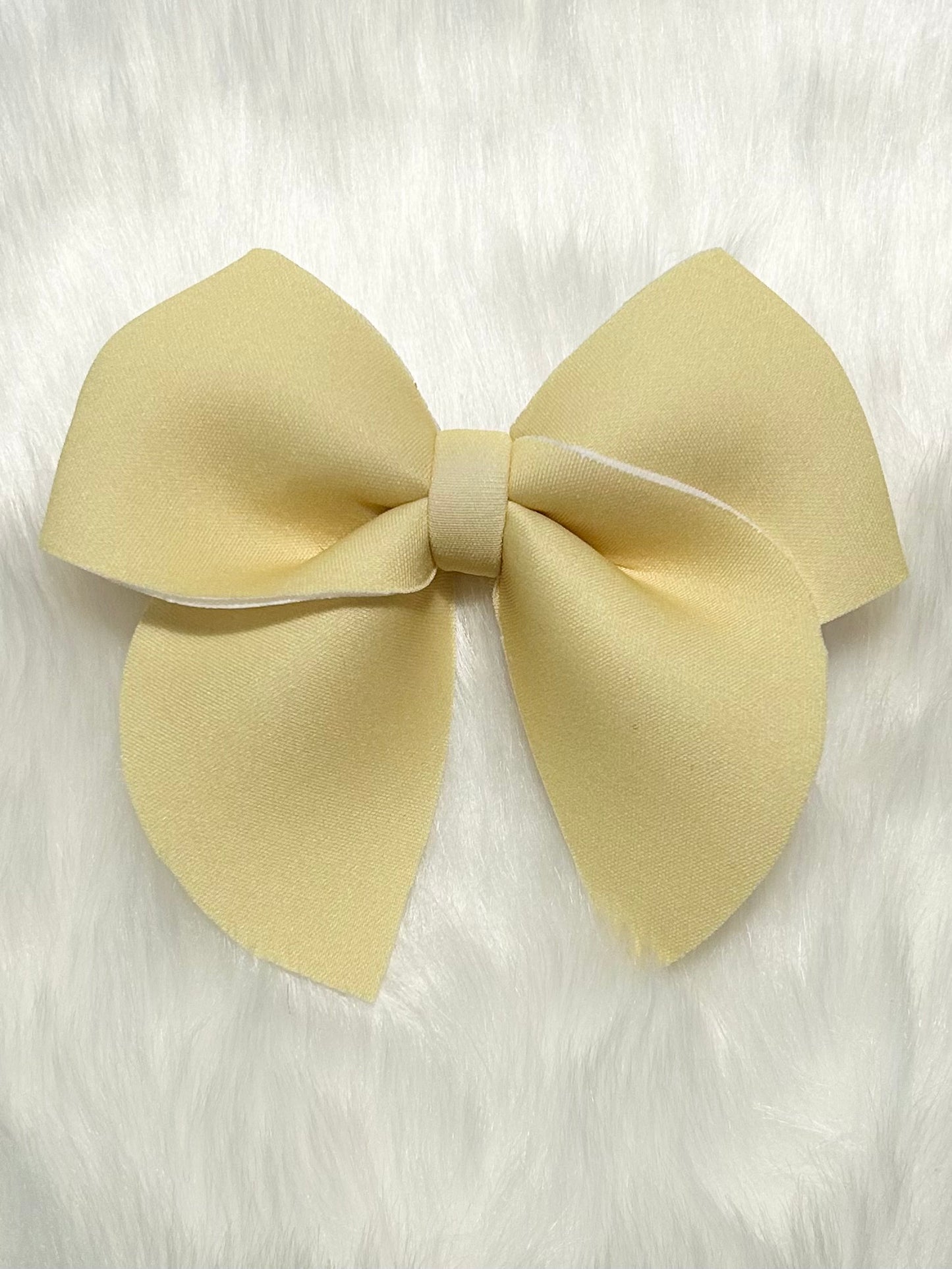 Spring Pastel Large Sailor Hair Bow Clip