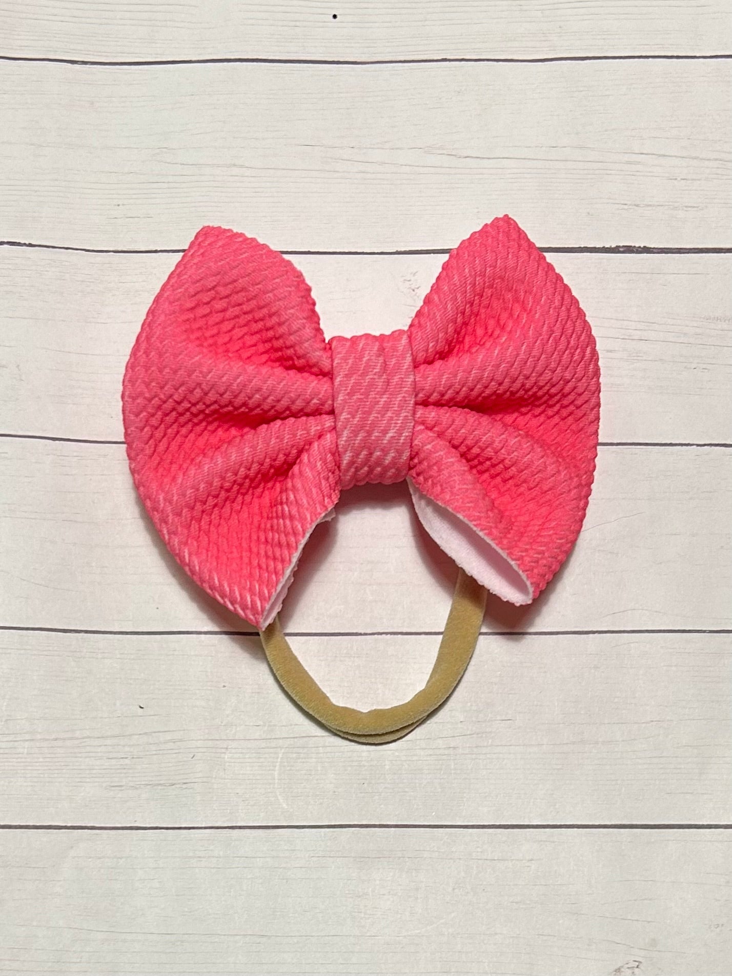 Solid Baby Headband Bow