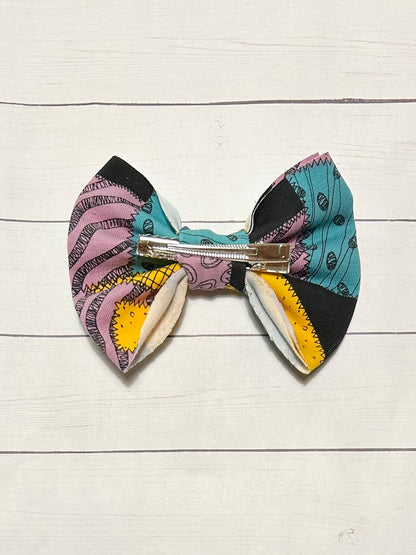 Halloween Sally Hair Bow Clip