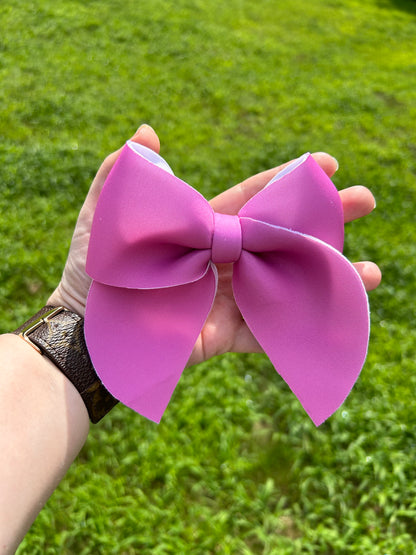 Neutral Large Sailor Hair Bow Clip