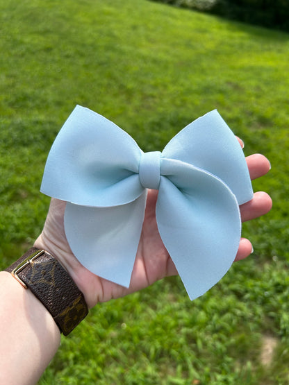 Spring Tulip Large Sailor Hair Bow Clip