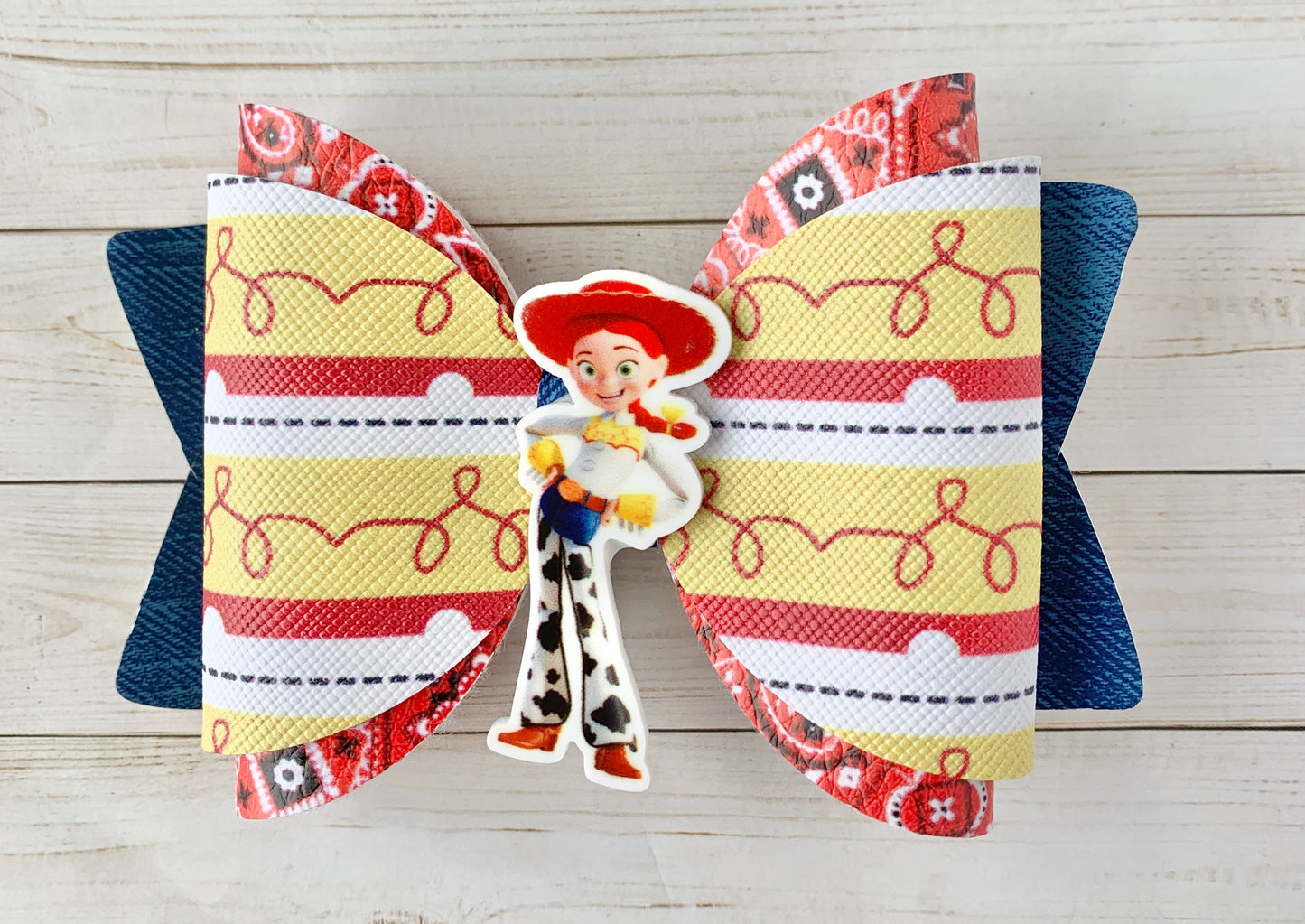 Jesse Toy Story Hair Bow Clip