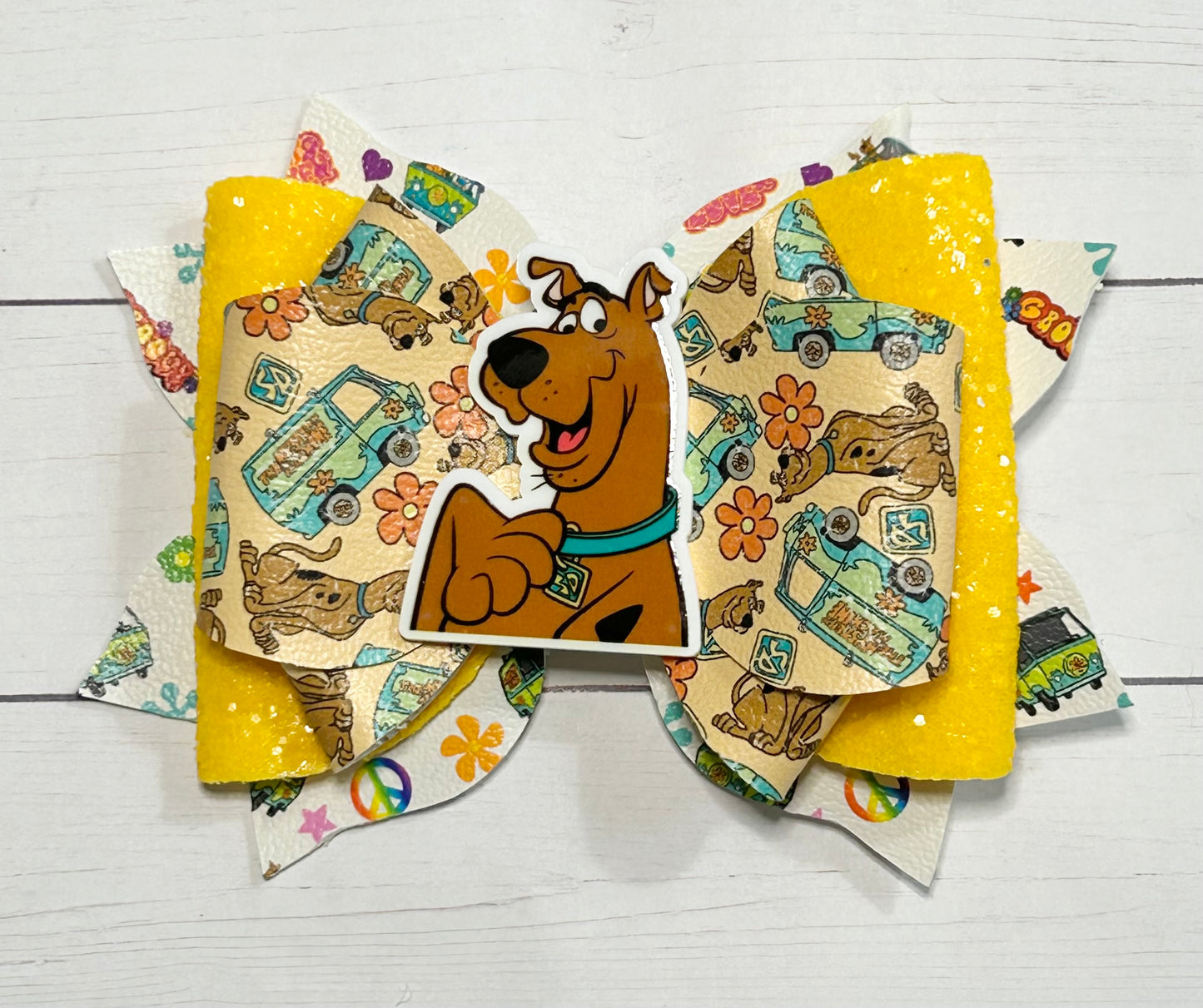 Scooby Doo Hair Bow Clip