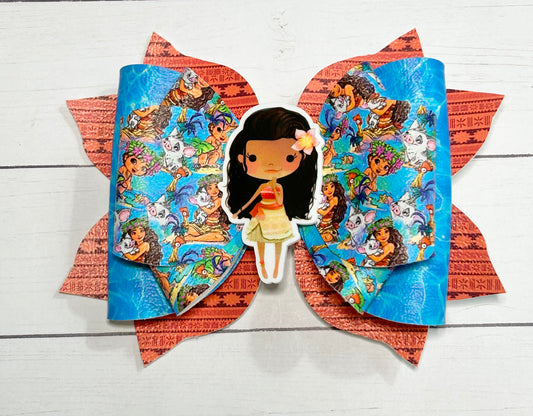 Princess Moana Hair Bow Clip