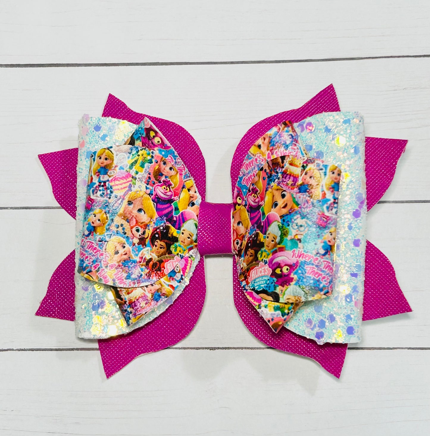 Alice Bake Shop Hair Bow Clip