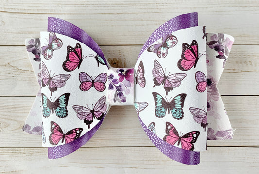 Butterfly Hair Bow Clip