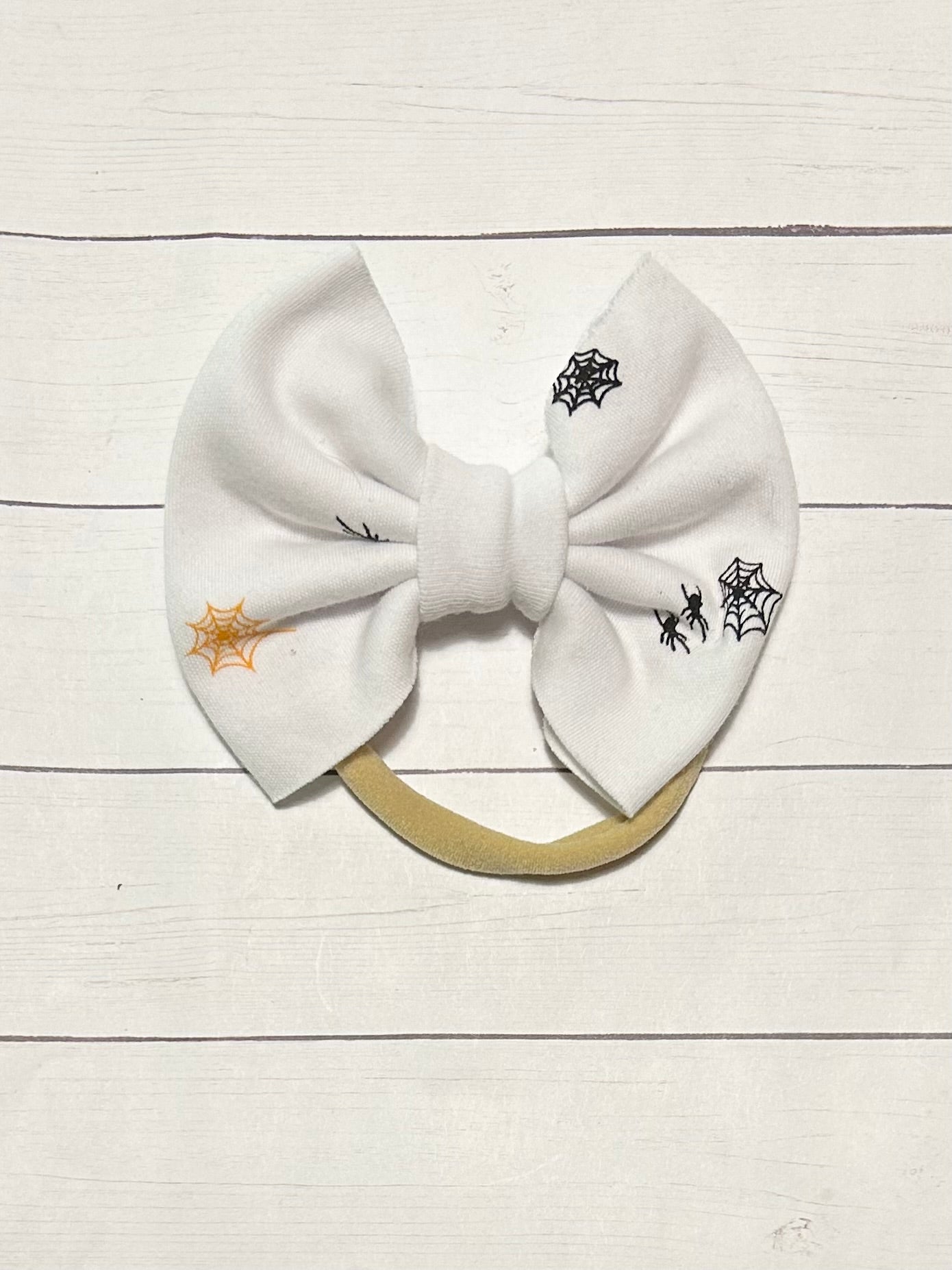 Halloween Spider Baby Headband Bow