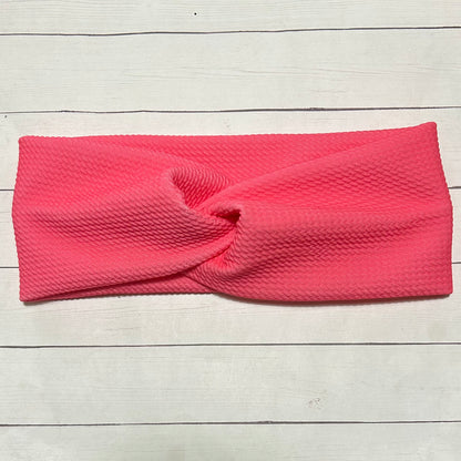 Adult Solid Twist Headbands