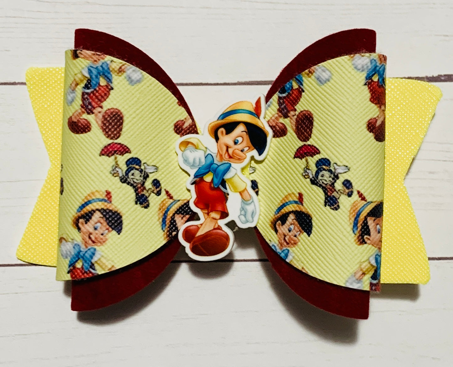 Pinocchio Hair Bow Clip