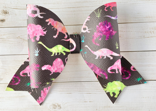 Dinosaur Sailor Hair Bow Clip