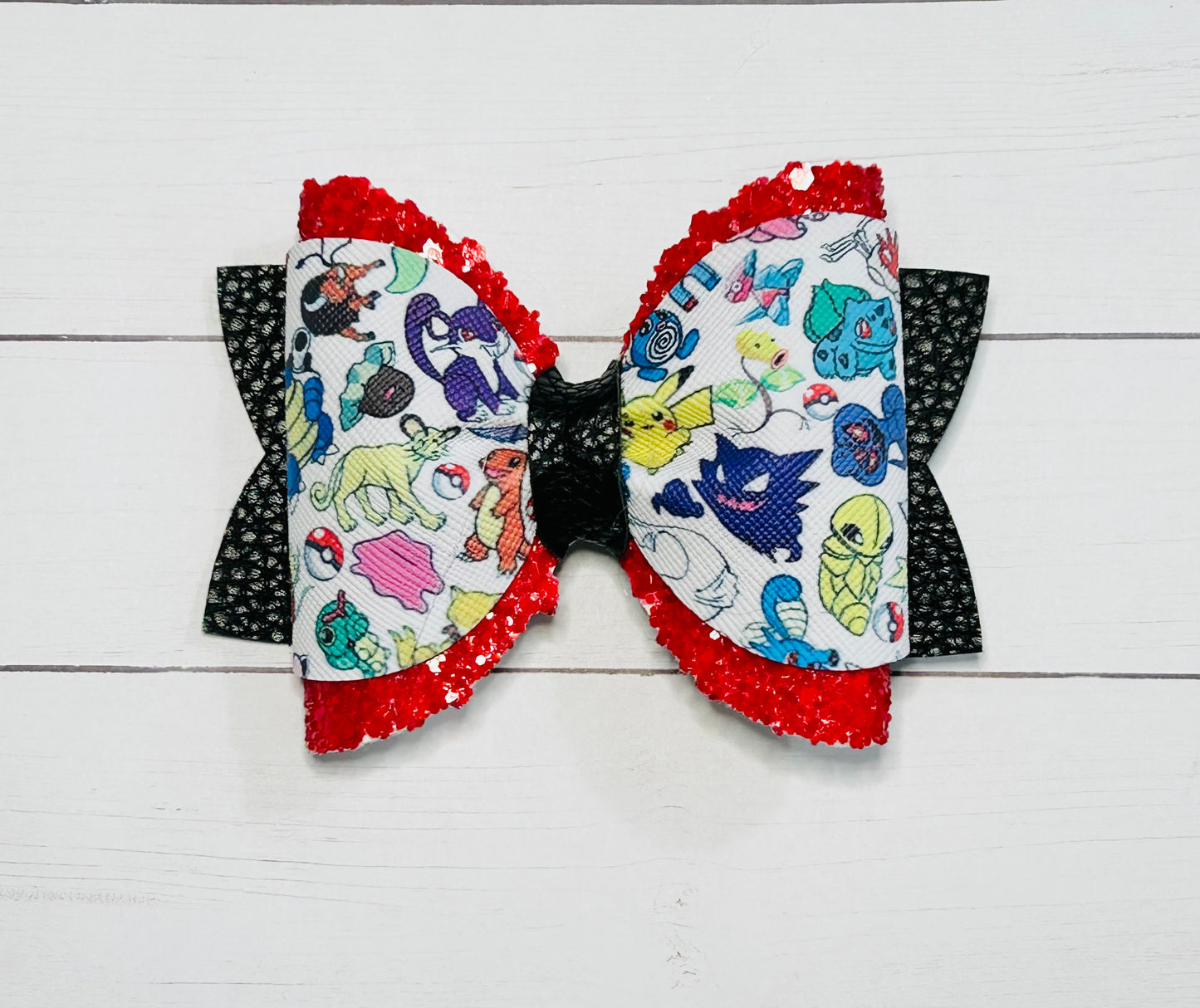 Pokemon Hair Bow Clip