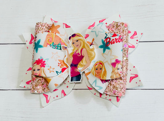 Barbie Hair Bow Clip