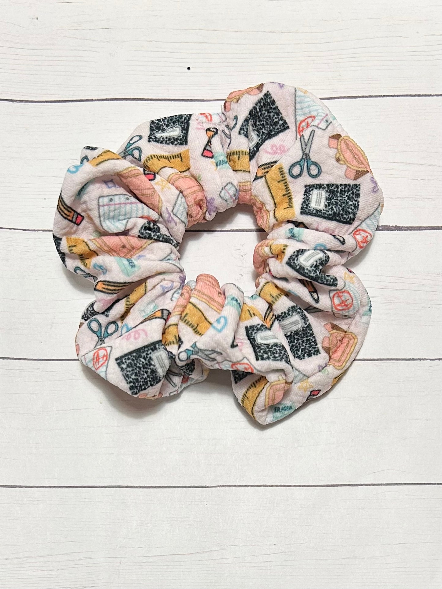 Back to School Girly Hair Scrunchie Tie