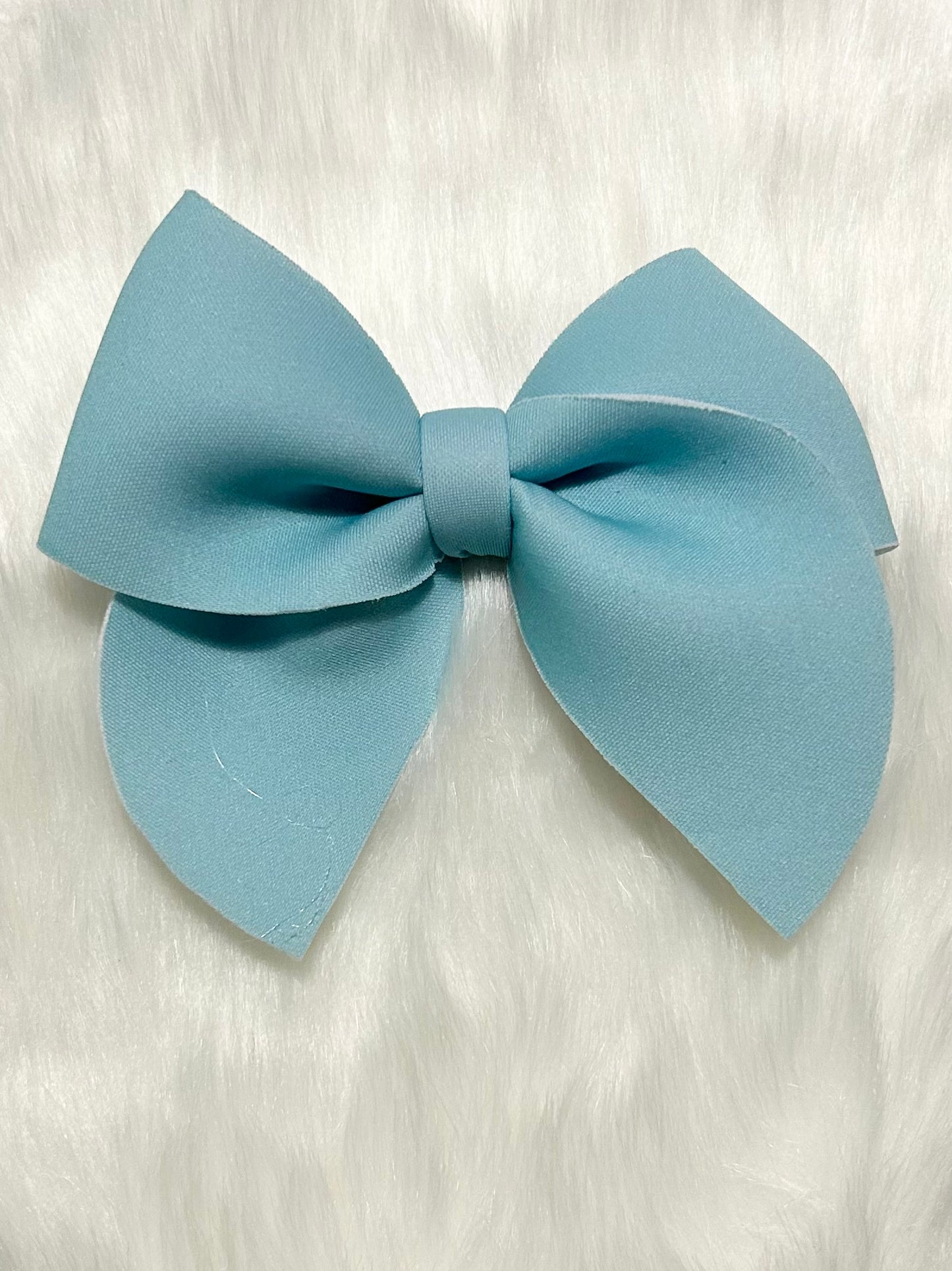 Spring Pastel Large Sailor Hair Bow Clip