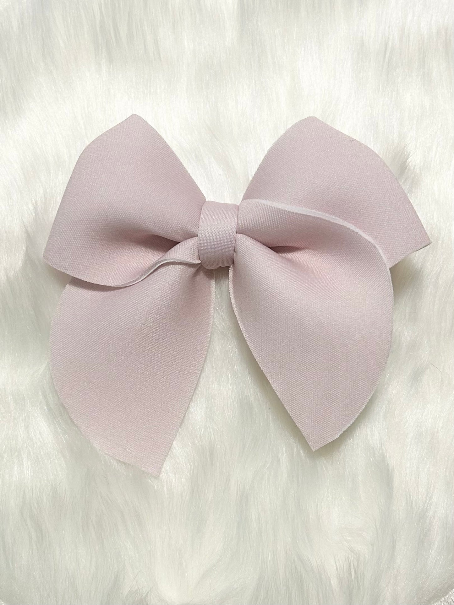 Neutral Large Sailor Hair Bow Clip