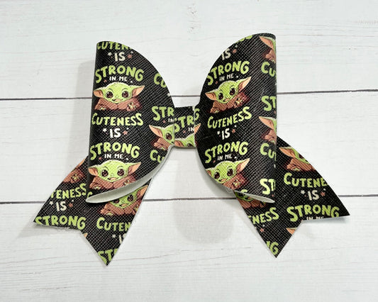 Baby Yoda/Grogu Hair Bow Clip