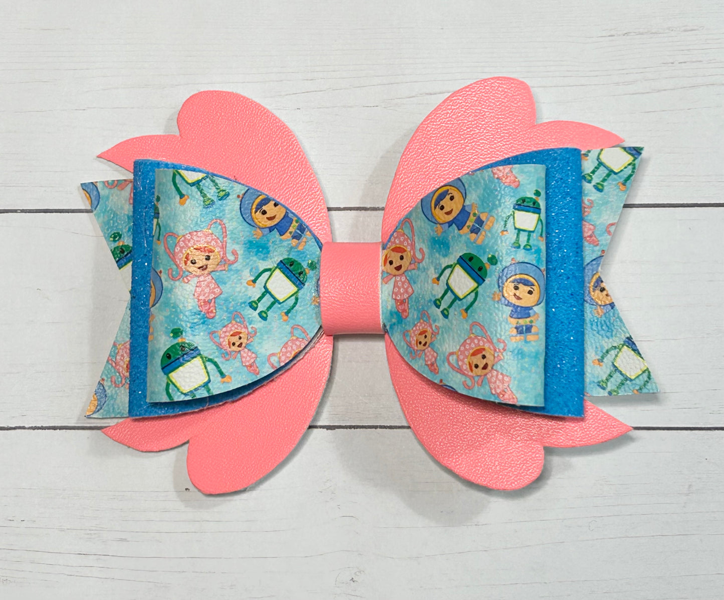 Team Umizoomi Hair Bow Clip