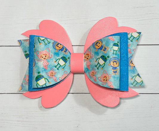 Team Umizoomi Hair Bow Clip