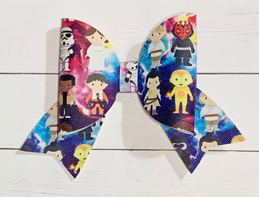 Star Wars Tie Dye Sailor Hair Bow Clip