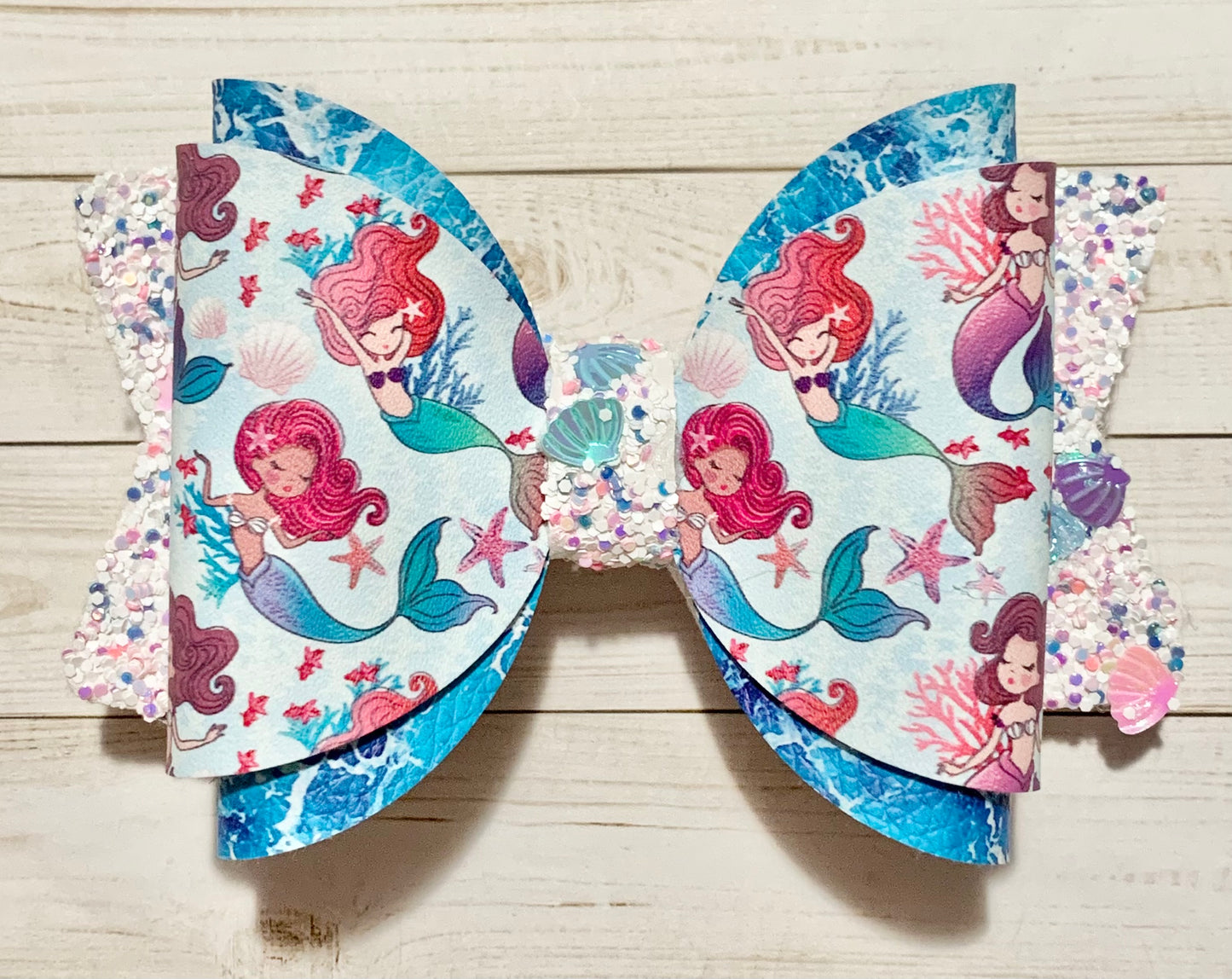 Mermaid Hair Bow Clip